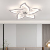 Load image into Gallery viewer, Metal Flower Shape Ceiling Fan Modern Style