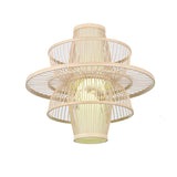 Load image into Gallery viewer, Bamboo Lanterns Pendant Lights Simple Tearoom Chandelier