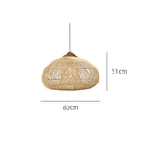 Load image into Gallery viewer, Vintage Pendant Light Rattan Lampshade High Quality