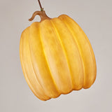 Load image into Gallery viewer, Yellow Pumpkin Pendant Lights with Resin Shade Modern Cylinder
