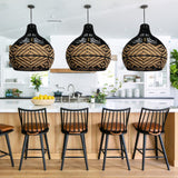 Load image into Gallery viewer, Beach Rattan Pendant Light for Kitchen Island