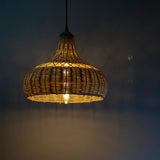 Load image into Gallery viewer, Rattan Patio Pendant Light Bohemian Lampshade