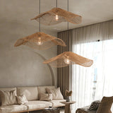 Load image into Gallery viewer, Large Rattan Woven Straw Hat Pendant Lights