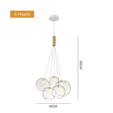 Load image into Gallery viewer, Gypsophila Glass Ball Chandelier