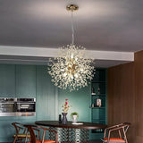 Load image into Gallery viewer, Dandelion Beaded Ceiling Light Flower Pendant Lights Crystal Chandelier