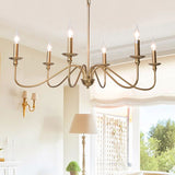 Load image into Gallery viewer, Candle Hanging Chandelier 6-Light