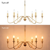 Load image into Gallery viewer, Candle Hanging Chandelier 6-Light