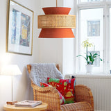 Load image into Gallery viewer, Home Decor Rattan Pendant Lampshade Weave Chandelier