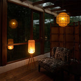 Load image into Gallery viewer, Handmade Bamboo Floor Lamp