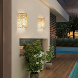 Load image into Gallery viewer, Rattan Wall Light Wicker Wall Pendant Lamps Boho Wall Sconce Light