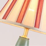 Load image into Gallery viewer, Brass Table Lamp Ceramic Desk Lampshade Retro Floor Lamp