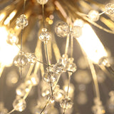Load image into Gallery viewer, Dandelion Beaded Ceiling Light Flower Pendant Lights Crystal Chandelier