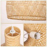 Load image into Gallery viewer, Bamboo Woven Bottle Pendant Lights