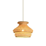 Load image into Gallery viewer, Layered Bamboo Suspension Light Simplicity