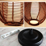 Load image into Gallery viewer, Basket Bamboo Hanging Pendant Light Brown