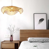 Load image into Gallery viewer, Floppy Hat Bamboo Woven Hanging Pendant Light