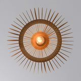 Load image into Gallery viewer, Hemispherical Hanging Lamp Wooden