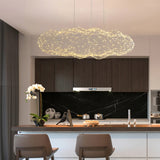 Load image into Gallery viewer, Creative Cloud Chandelier Iron Wire Lampshade