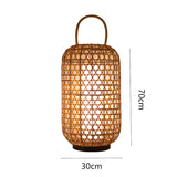 Load image into Gallery viewer, Japanese Natural Bamboo Woven Floor Lamps For Living Room