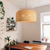 Load image into Gallery viewer, Single/Double Layer Bamboo Pendant Bowl Lamp