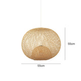 Load image into Gallery viewer, Sphere Bamboo Suspension Lighting