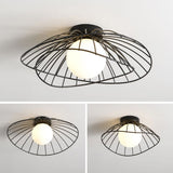 Load image into Gallery viewer, Creative Nordic Ceiling Lights Straw Hat