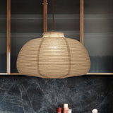 Load image into Gallery viewer, Lantern Traditional Paper Hanging Pendant Lamp
