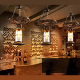 Load image into Gallery viewer, Industrial Wood Hanging Ceiling Lights