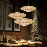 Load image into Gallery viewer, Creative Rattan Flying Saucer Ceiling Light