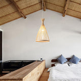 Load image into Gallery viewer, Funnel Bamboo Pendant Light Fixture