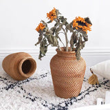 Load image into Gallery viewer, Rattan Flower Vase Wicker
