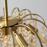 Load image into Gallery viewer, Retro Crystal Chandelier Sumptuous Romantic Amber Pendant Light