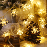 Load image into Gallery viewer, Snowflake Led Lights Twinkle Fairy String Lights
