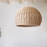 Load image into Gallery viewer, Wicker Farmhouse Woven Pendant Light