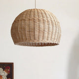 Load image into Gallery viewer, Wicker Farmhouse Woven Pendant Light