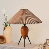 Load image into Gallery viewer, Vintage Wood Table Lamp