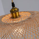 Load image into Gallery viewer, Bamboo Scalloped Pendant Lighting Fixture