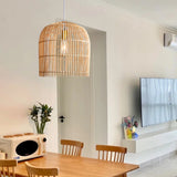 Load image into Gallery viewer, Rattan Pendant Light Fixture Kitchen Island