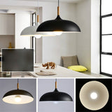 Load image into Gallery viewer, Dome Pendant Lighting Fixtures Modern Wood 1 Light