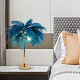 Load image into Gallery viewer, Feather Unique Shape Table Lamp Modern-Style