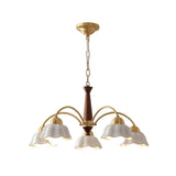Load image into Gallery viewer, Modern Flower Shape Chandelier with Ceramics Shade