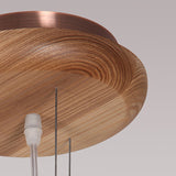 Load image into Gallery viewer, Wood Sputnik Chandelier Contemporary Pendant Light