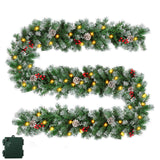 Load image into Gallery viewer, Christmas Berry Garlands with Lights
