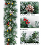 Load image into Gallery viewer, Christmas Berry Garlands with Lights