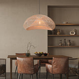 Load image into Gallery viewer, Rattan LampShade 1-Light Geometric Pendant Lights