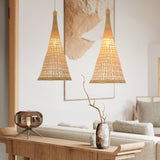 Load image into Gallery viewer, Farmhouse Wicker Pendant Light Shade