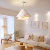 Load image into Gallery viewer, Nordic White Fabric Pleated Pendant Lighting