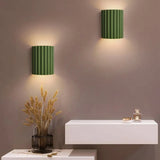 Load image into Gallery viewer, Modern Green Half-Cricle Resin Wall Sconce