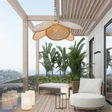 Load image into Gallery viewer, Petal Pendant Lights with Rattan Leaves