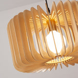 Load image into Gallery viewer, Modern Basswood Pendant Light